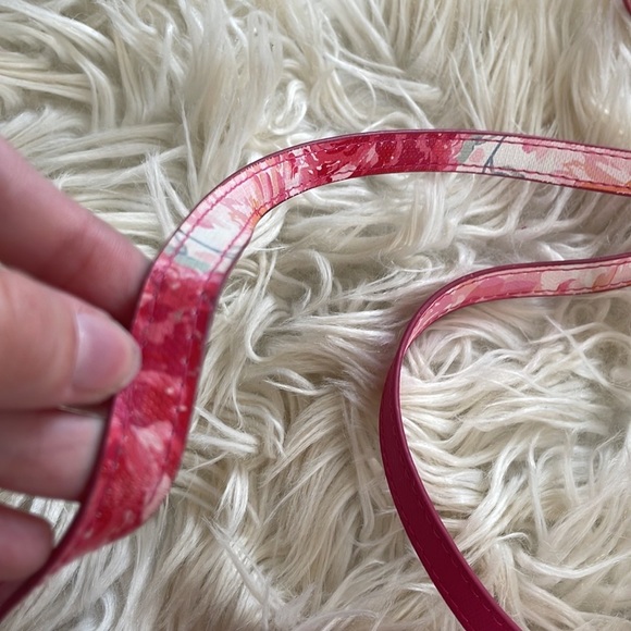 Stein mart Floral peony pink reversible tote purse pocketbook shoulder handbag - Picture 8 of 16